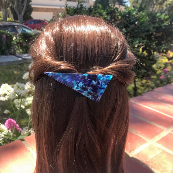 Triangle Hair Clip Hair Clip Barrette Hair Barrette Women Etsy