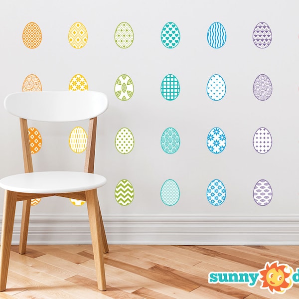 Easter Egg Decal Etsy
