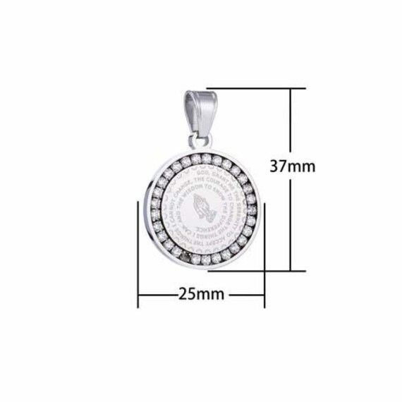 Pray Collana IN Preghiera God Signore Gesù Battesimo Conferma Religioso Regalo