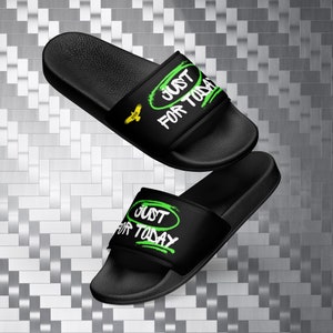 Just For Today Men’s NA Recovery slides Shoes - Unique narcotics Anonymous Gift for Men in Program - JFT - 12 Step Gift for Men