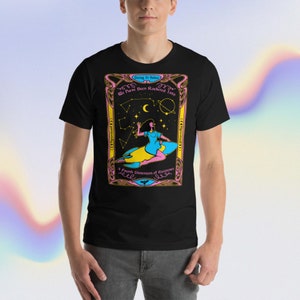 Pull The Spiritual Card Unisex Recovery T-shirt from Doing It Sober- We were rocketed into the fourth dimension of existence!