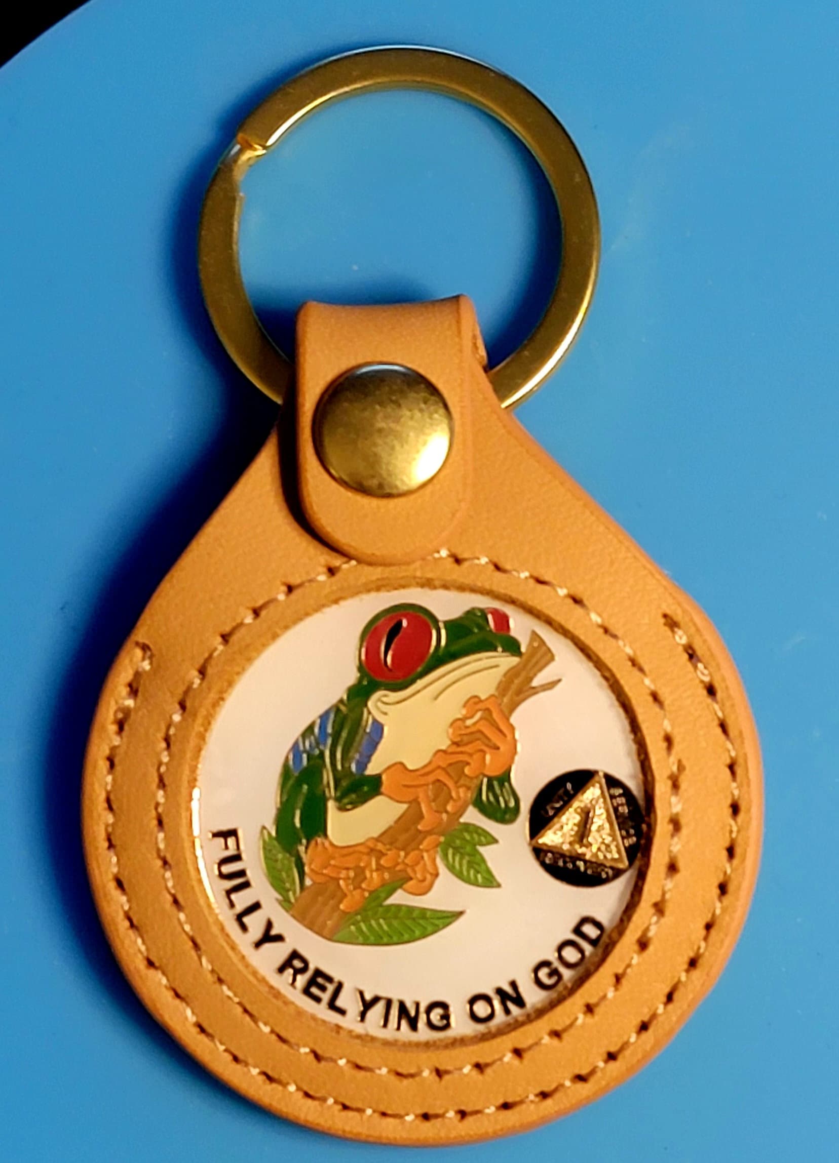 FROG Fully Relying on God Yearly Recovery Medallion Anniversary 12