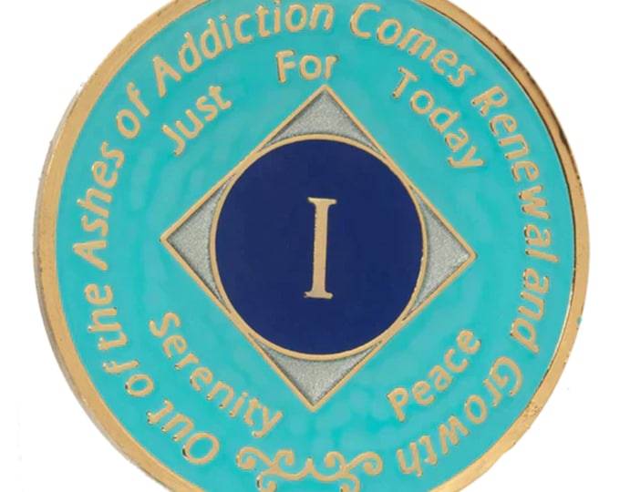 Narcotics Anonymous No Matter What Chip, NA Recovery Slogan Medallions