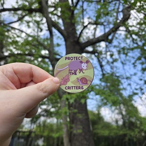 Wildlife Protection Vinyl Decal | Eco-Friendly Nature Gift for Animal Lovers|