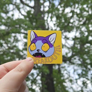 Cat Mental Health Sticker | Water resistant funny decal | gift for cat lovers
