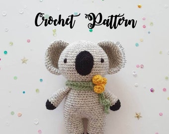 Crochet Koala Pattern / Amigurumi Koala Pattern / BLM Charity Crochet / Native Australian Animals