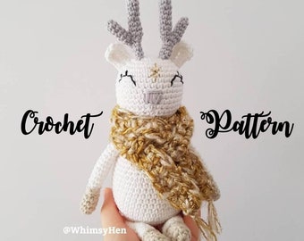 Modèle de renne Amigurumi / Noël Amigurumi Pattern / Crochet de Noël / Crochet Deer Pattern