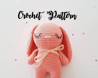 Crochet Bunny Pattern / Amigurumi Bunny Rabbit Pattern / Chunky Crochet Bunny Pattern / Easter Bunny