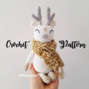 Amigurumi Reindeer Pattern / Christmas Amigurumi Pattern / Christmas Crochet / Crochet Deer Pattern