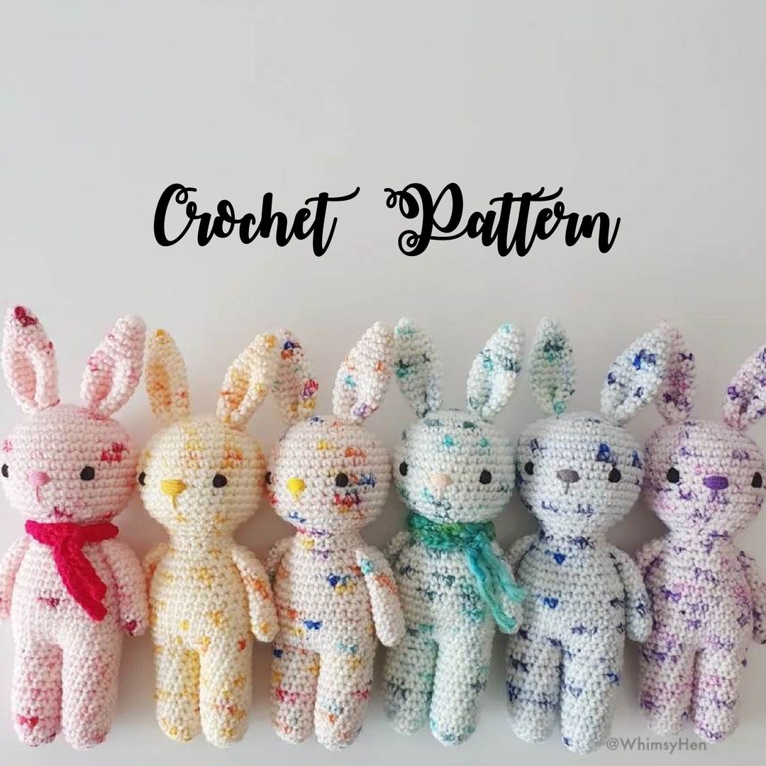 Crochet Rabbit Pattern / Amigurumi Mini Bunny Pattern / Crochet Baby ...