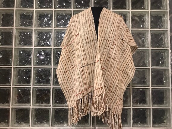 Handwoven Wool Serape - Free Domestic Shipping