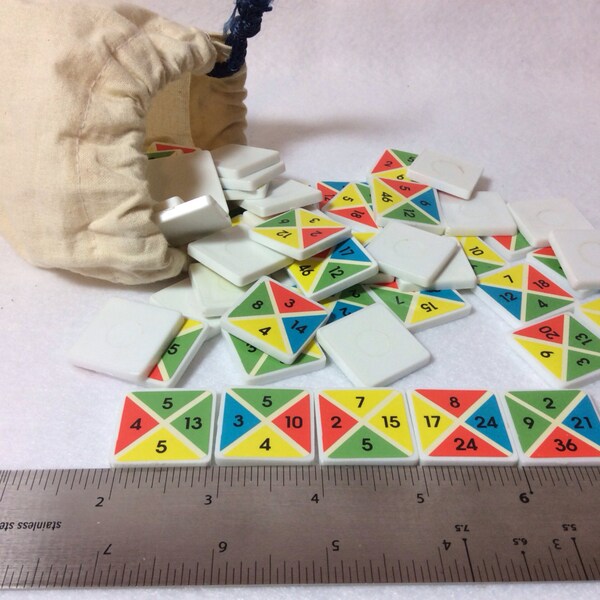 Plastic Number Tiles Etsy