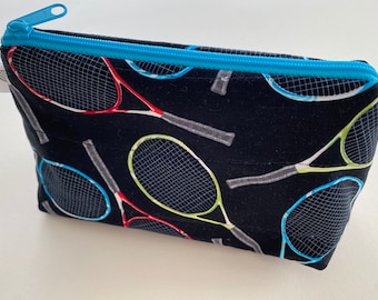 Tennis Stand Up Zip Pouch