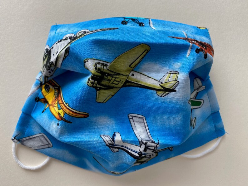 Airplane Mask Listing is for 1 mask from 3 premium fabric Etsy