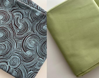 Harmony Art Organic Cotton TWILL Fabric by the yard (2 color choices)