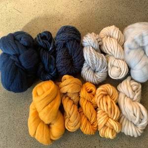 Deep sea diving Yarn and fibre pack for weaving