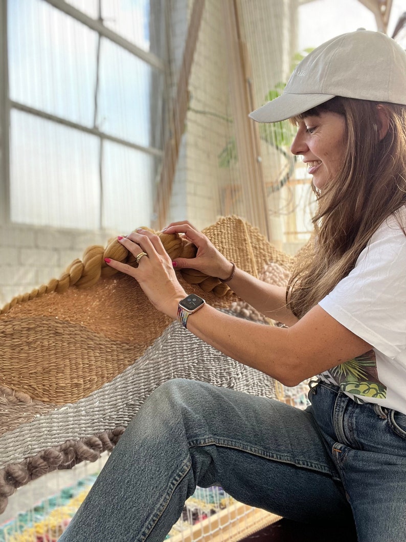 1:1 ONLINE Mentoring workshop weaving session with Maryanne Moodie image 6