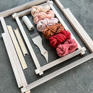 Warm  toned chunky yarn