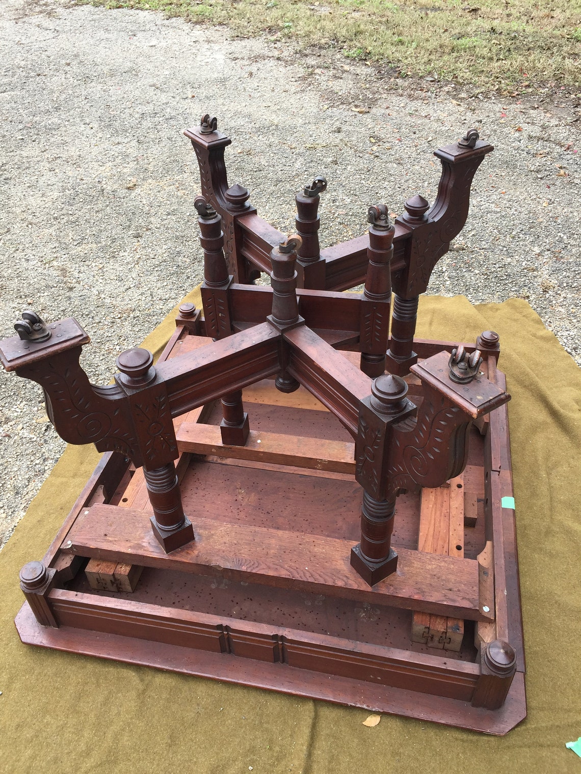Eastlake Dining Table Solid Walnut 42x42 or 42x67 2 Etsy