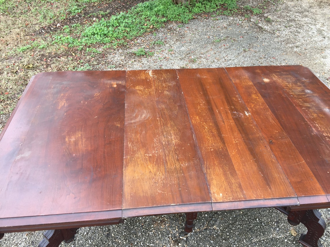 Eastlake Dining Table Solid Walnut 42x42 or 42x67 2 Etsy