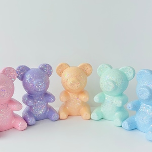 Large Fake Gummy Bears, Glitter Bears, Fake Candy Decorations, Sweet One Birthday, Two Sweet Birthday, Candy Land Christmas