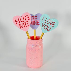 Conversation Hearts Decor, Valentines Day Decorations