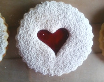 10 XL Original Austrian Linzer Tart Cookies