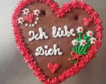 Gingerbread Heart -  5 inches (Lebkuchenherz)