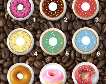 30 Donut Buttons Set