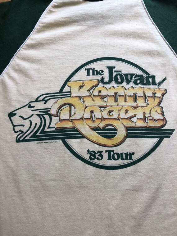 Vintage Kenny Rogers T-Shirt 1983 80s The Jovan T… - image 5