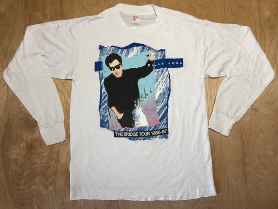 Vintage Billy Joel Shirt 80s 1986 The Bridge Tour