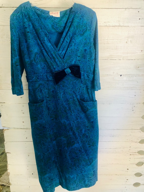 Vintage Blakely Dress - Blue