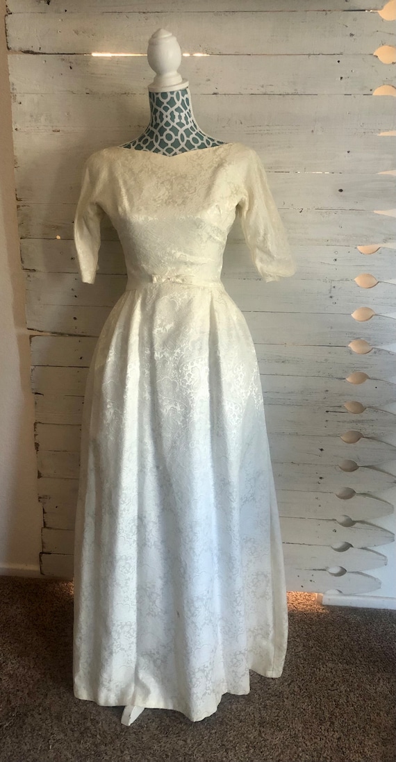 Vintage Lorrie Deb Wedding Dress 50s-60s