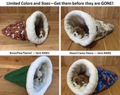 Snuggle Den, Limited Sizes, Limited Qty, Sale, Pet Bed, Sleeping Bag, Den, burrow bed. dog sleeping bag, snuggle sacks, cave beds