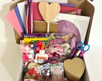 Valentines Gift Box, Positivity Box, Self Love Box, Art Boxes, Busy Box, Children's Activity Box, Gifts for Crafty Children and Teens