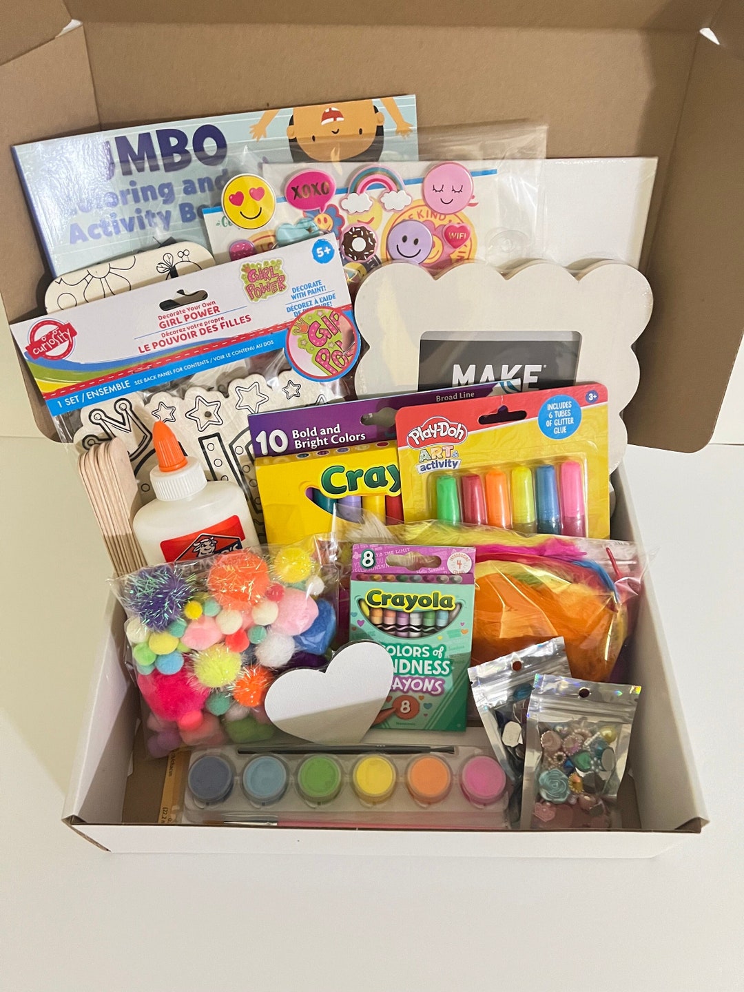 Girl Power Activities, Craft Boxes for Girls, Art Boxes for Kids, Busy