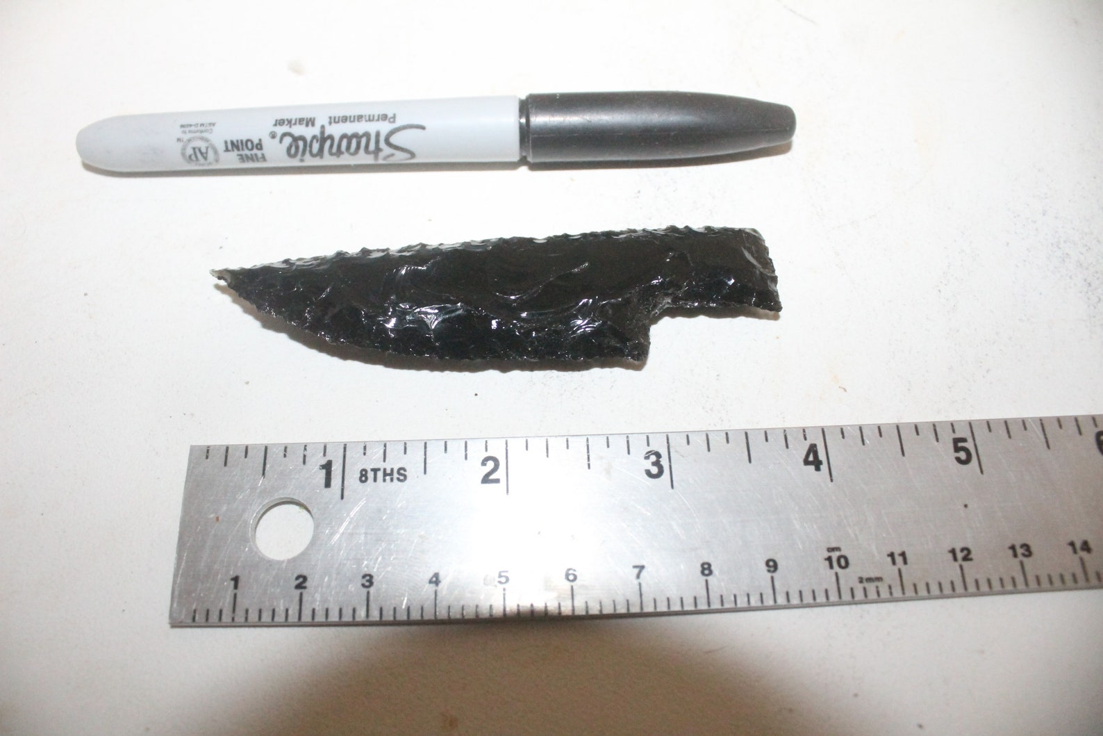 5 Small Obsidian knife blades 508 Ornamental replica Etsy