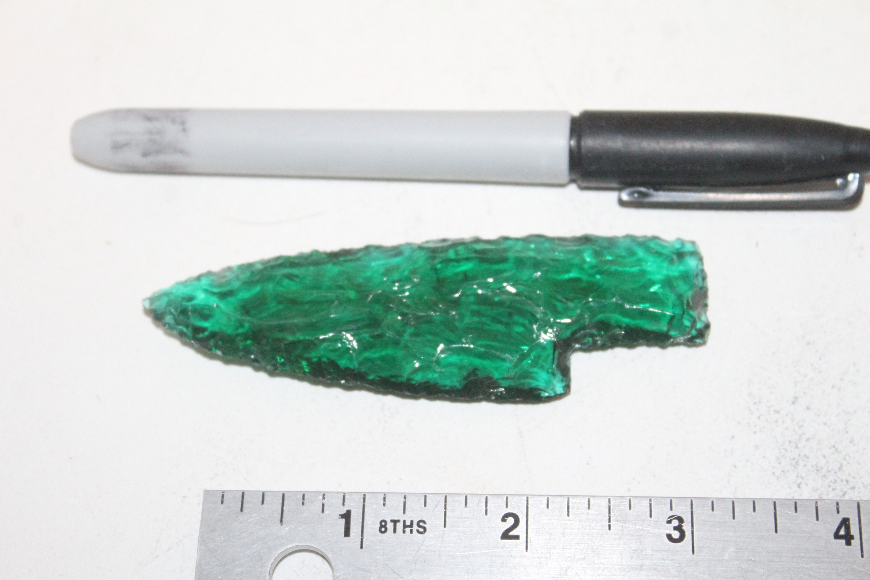 1 Small Glass knife blade 19D Ornamental replica Etsy