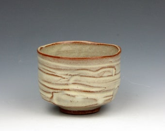 Yunomi - Tea Bowl - Coffee - Whiskey - Wine - Whatever - Cup - Cream Colored - 5 oz. - 2.5" x 3" x 3" - Goneaway Pottery - (Y2207)