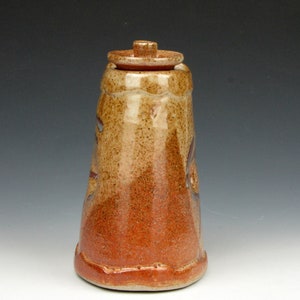 Oil Jar Soy Sauce Jar Flask Kitchen or Table 12 oz. 5.5 x 4.5 x 3 Goneaway Pottery OC3829 image 4