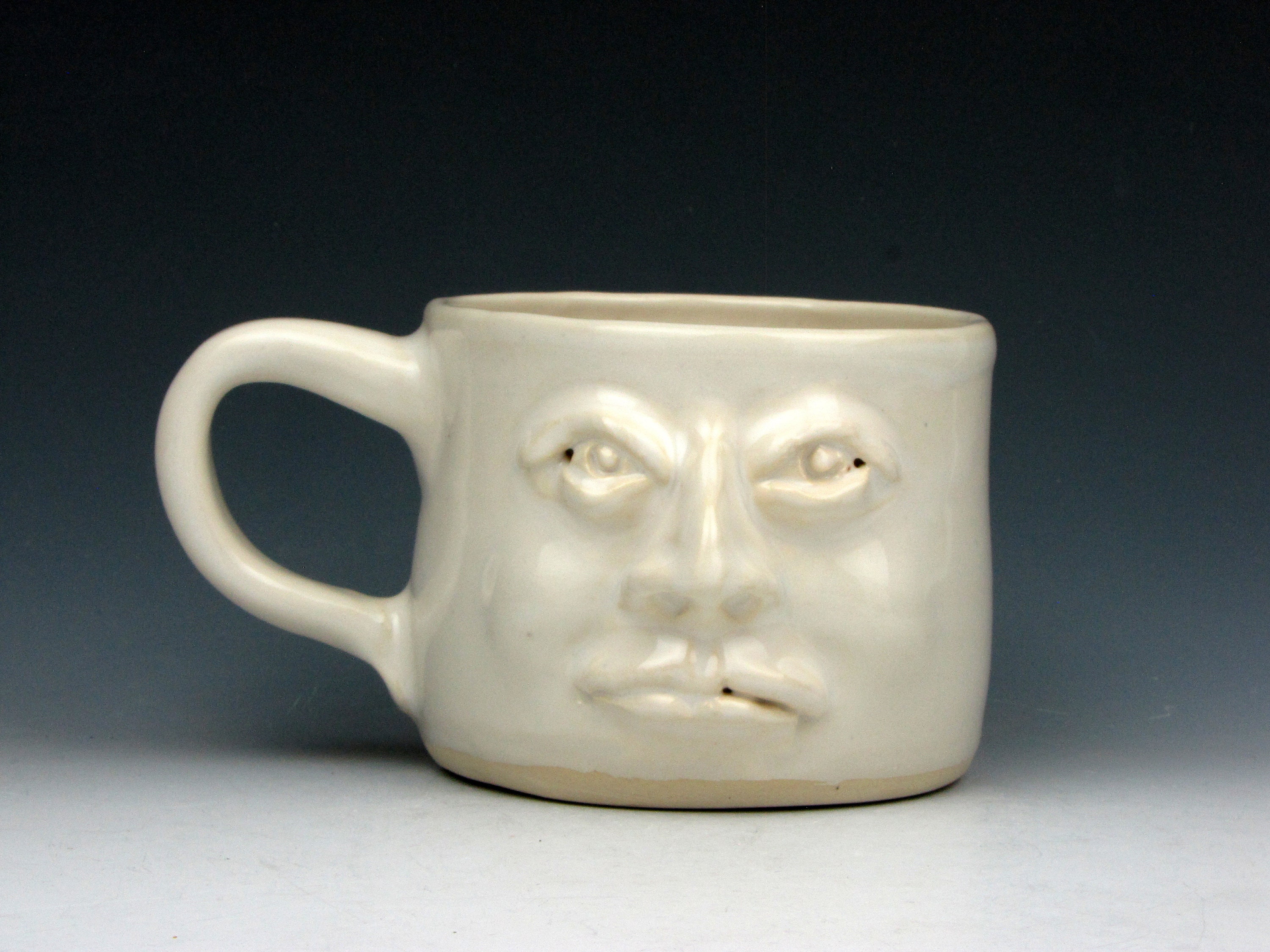 M&M's Fun Sculpted Face Extra Large 24 oz Ceramic Coffee Tea Mug