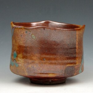 Cup Yunomi Tea Bowl Whiskey Wine Whatever Shino Stoneware 8 oz. 2.5 x 3.5 x 3.5 Goneaway Pottery Y3350 image 5