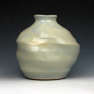 Bottle - Altered - Very Altered - Turquoise/Blue - Vase - 5" x 5" x 5" - Goneaway Pottery - (V260765)