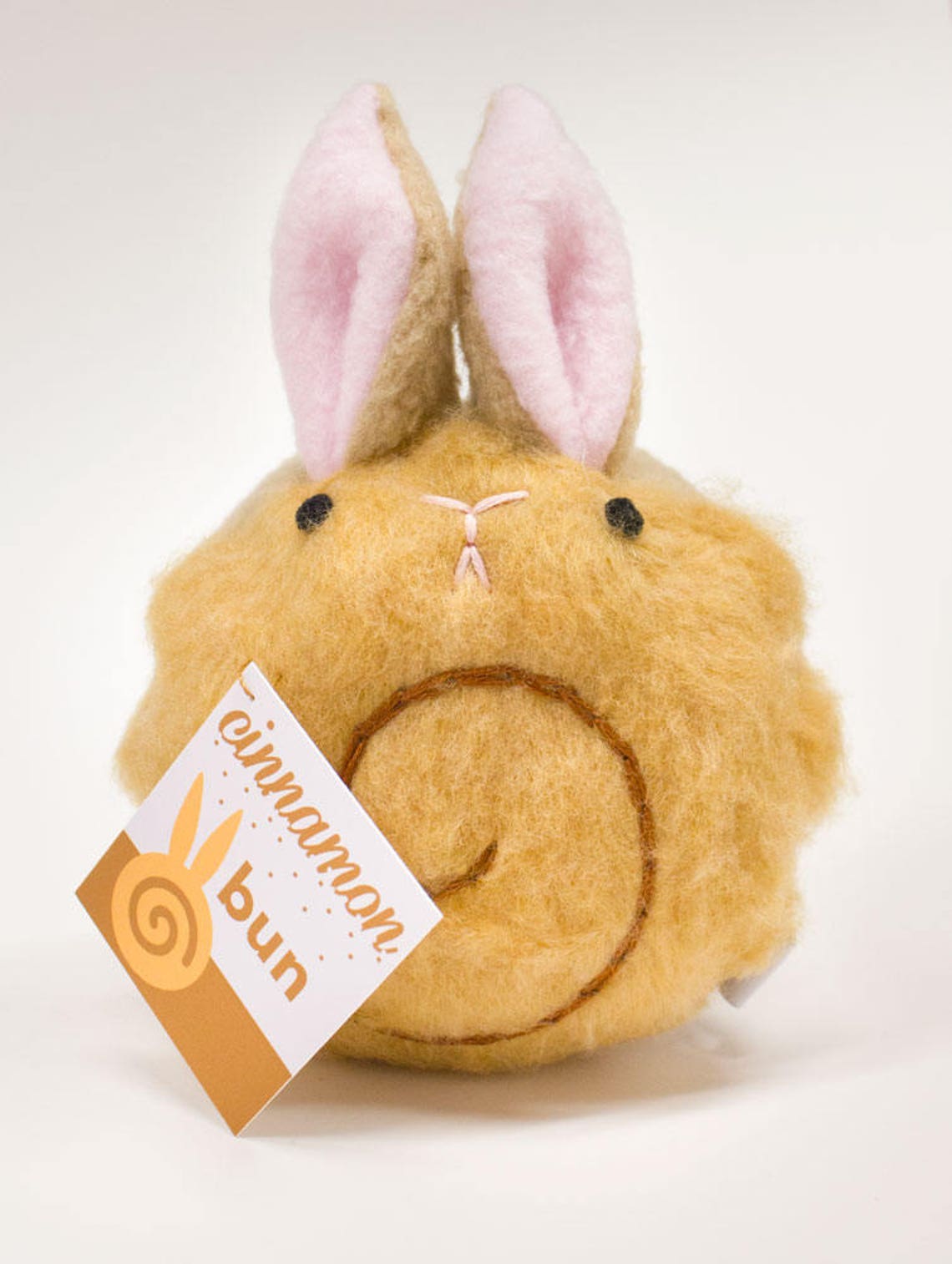Mini Cinnamon Bun Handmade Plush Toy kawaii Plush Plush Etsy