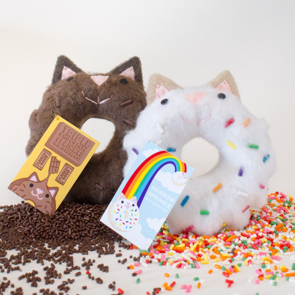 donut cat toy