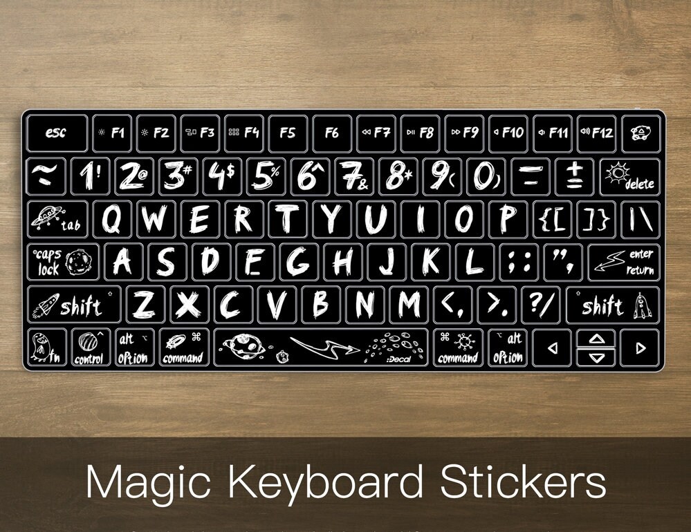Magic Keyboard Decal Sticker Macbook Air Pro DIY Keyboard Etsy