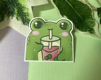 Adesivo lucido Boba Frog