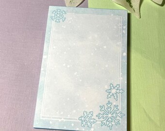 Cute Small Snowflake Notepad