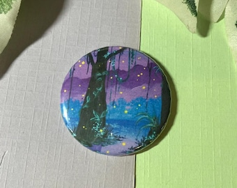 Purple Swamp Fridge Magnet and Needle Minder