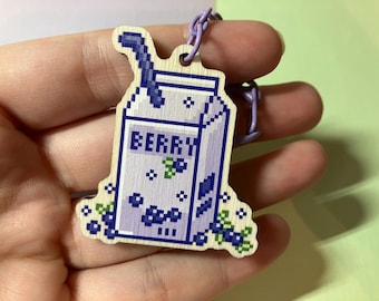 Cute Berry Milk Charm